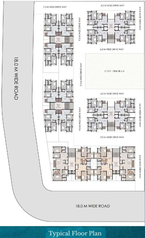  imperial Block A Cluster Plan from 2nd to 12th Floor