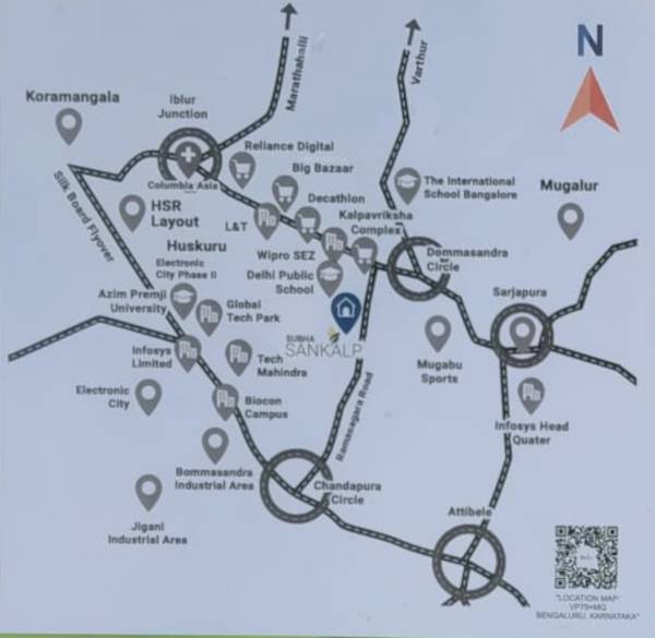  subha-sankalp Location Plan