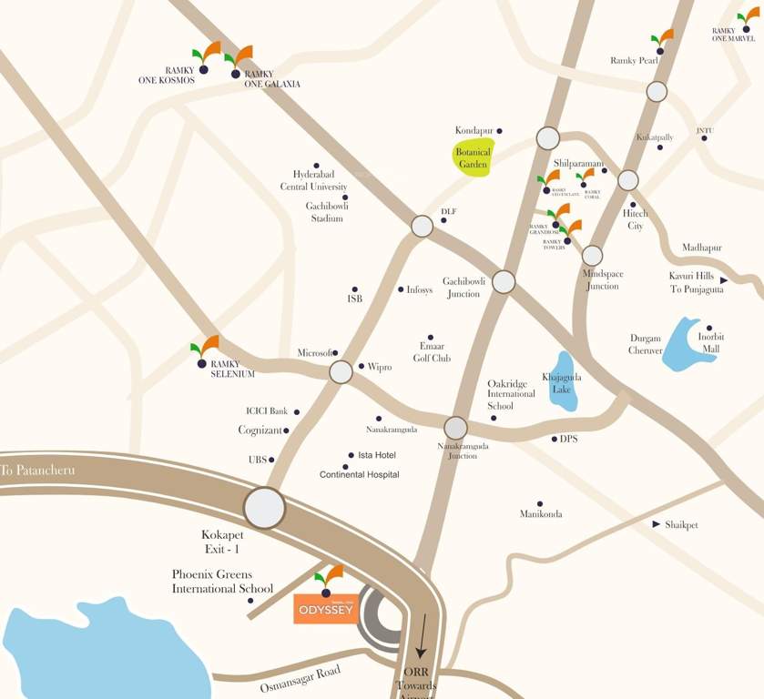  one odessey Location Plan