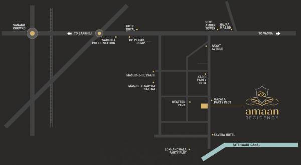  amaan-residency Location Plan