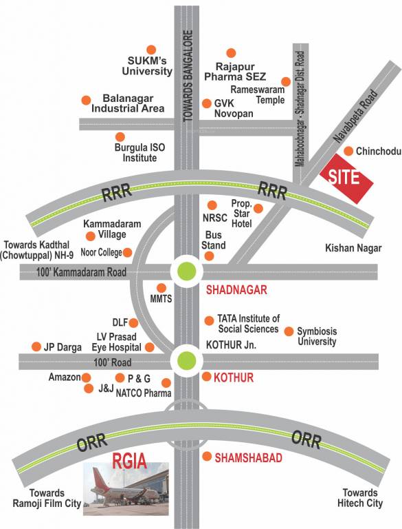  emerald city Location Plan