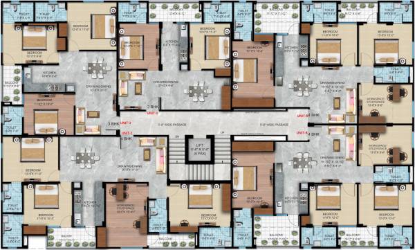  aditi-villa Cluster Plan