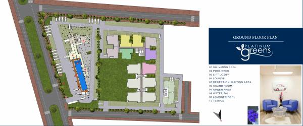  greens Tower 1 Cluster Plan