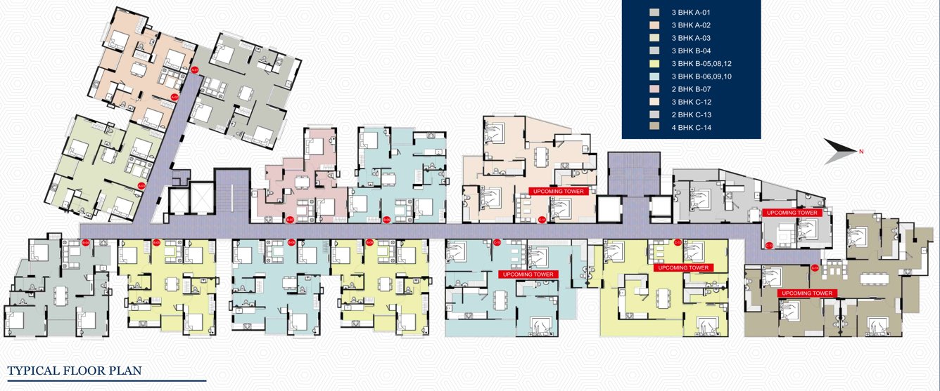  greens Tower 1 Cluster Plan