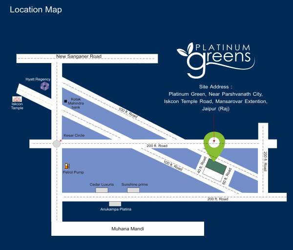  greens Location Plan