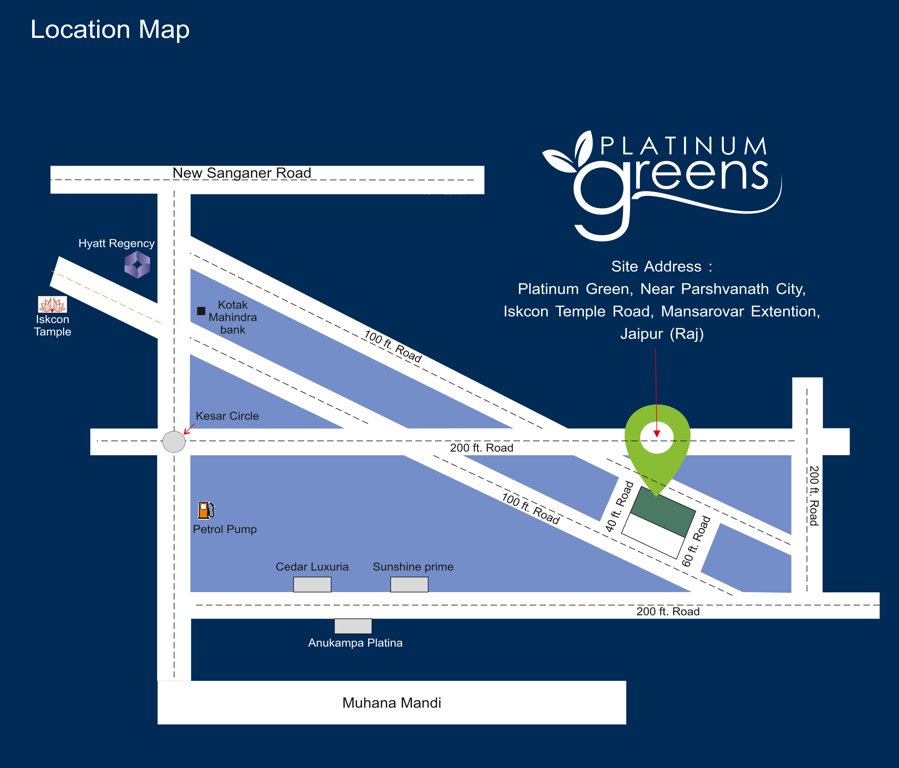  greens Location Plan