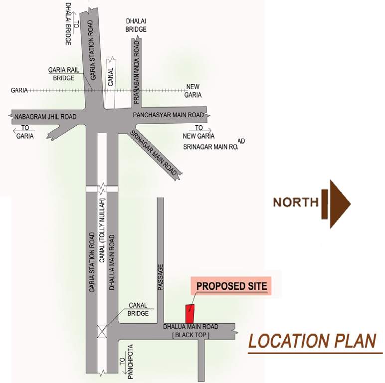  anjali apartment Location Plan