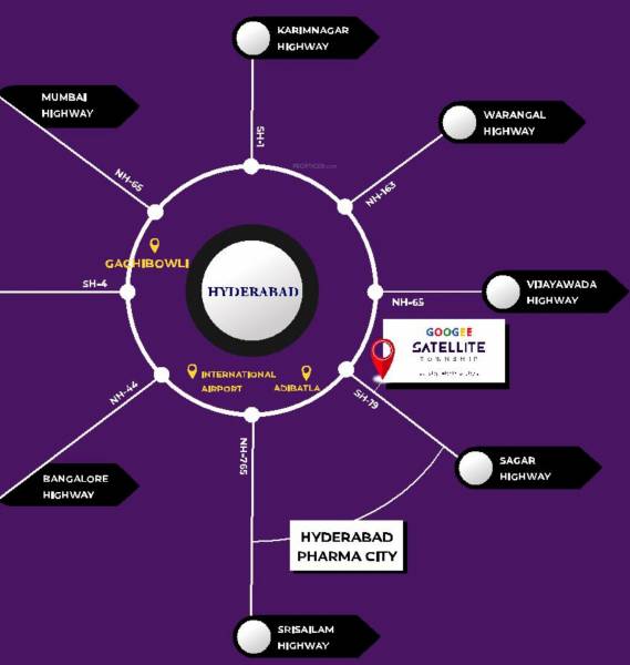  satellite-township Location Plan