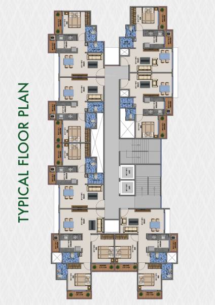  residency Sahara Residency Cluster Plan