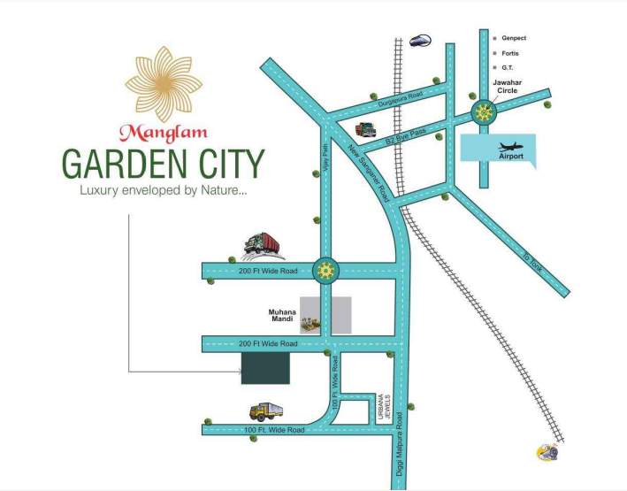  garden city phase 1 Location Plan