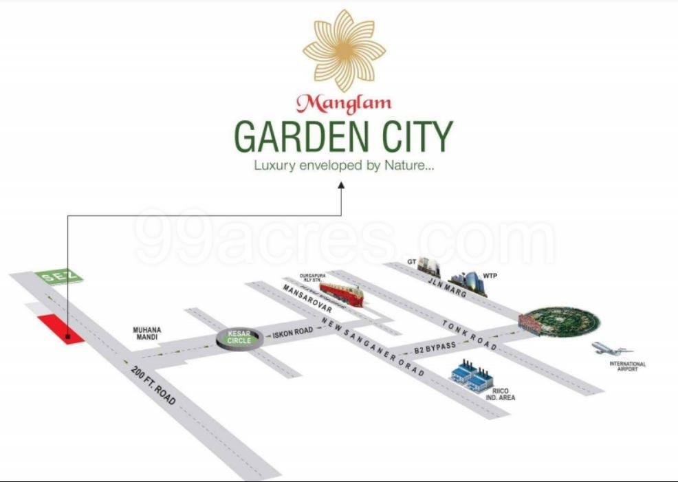  garden city phase 1 Location Plan
