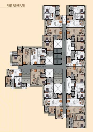  sunshine-enclave Sunshine Green Park Bldg No 9 Cluster Plan for 1st Floor