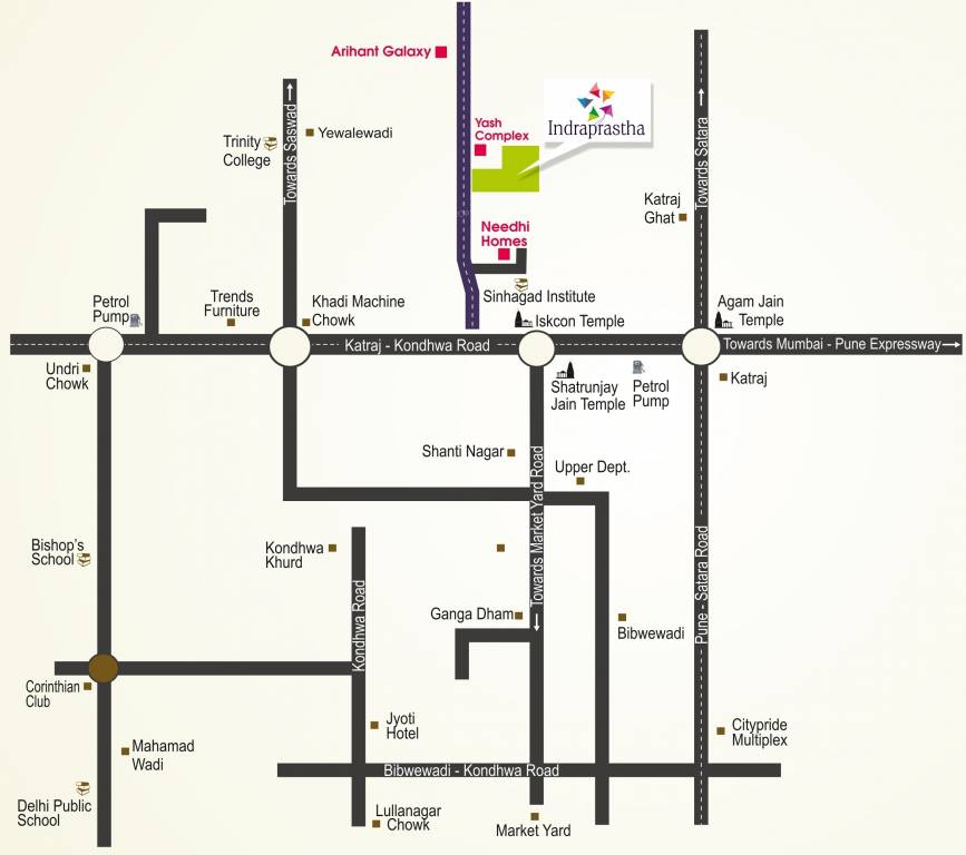  indraprastha Location Plan
