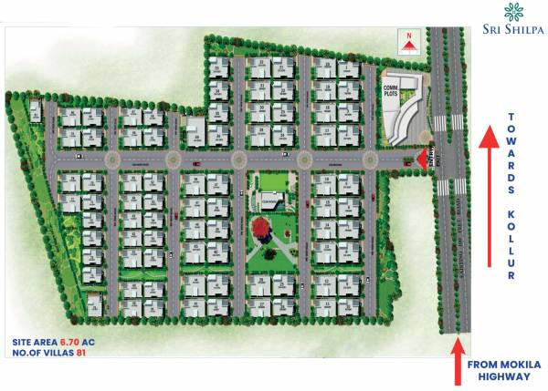  sri-shilpa Layout Plan