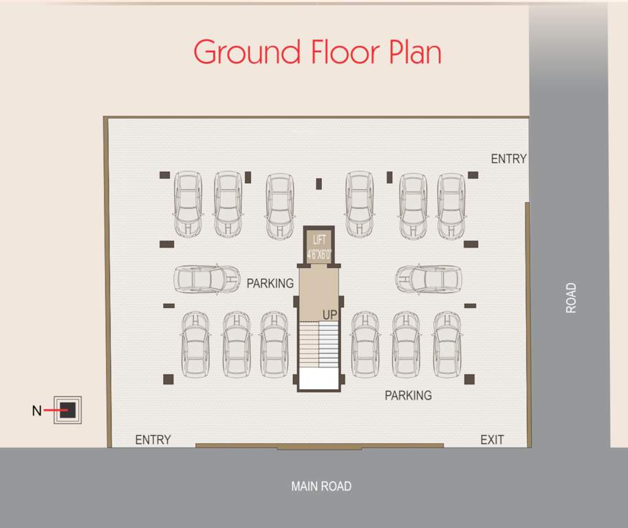  madhav anand jyot Madhav Anand Jyot Cluster Plan For Ground Floor