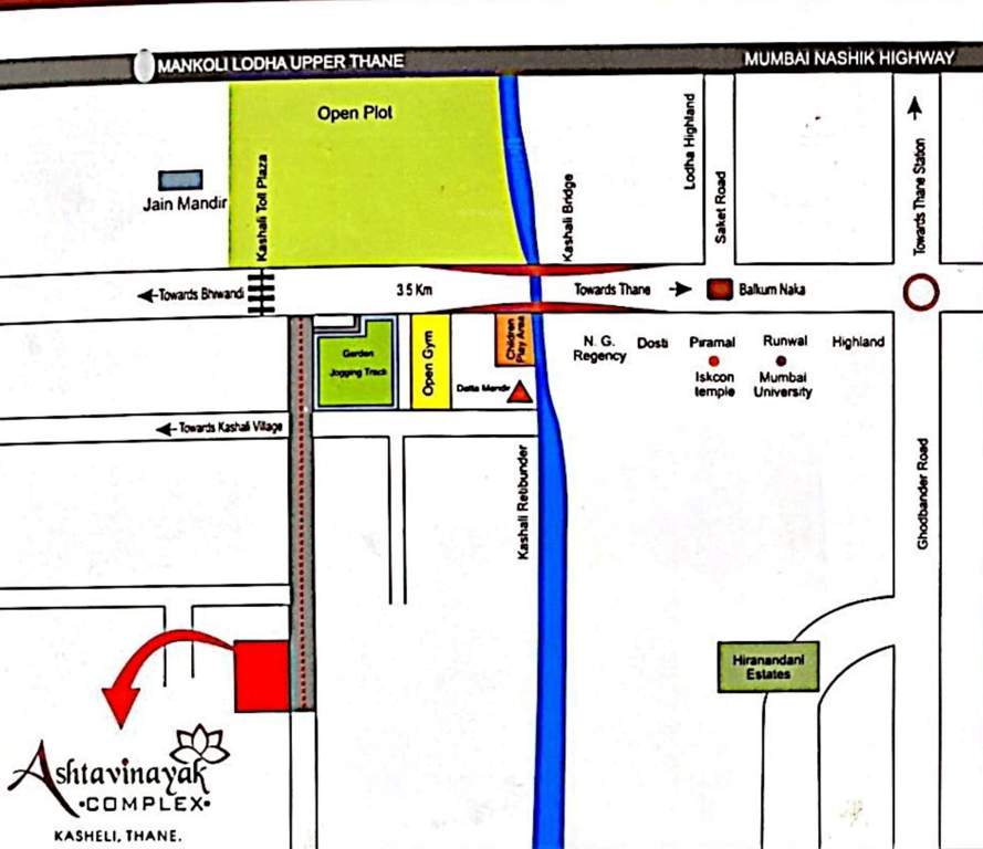  ashtavinayak complex Location Plan
