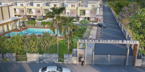  shriram-chirping-grove Entrance Gate Security Cabin