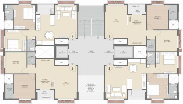 Block A B D Cluster Plan from 1st to 12th Floor infinity-park Block A B D Cluster Plan from 1st to 12th Floor