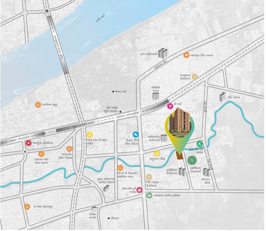 infinity park Location Plan