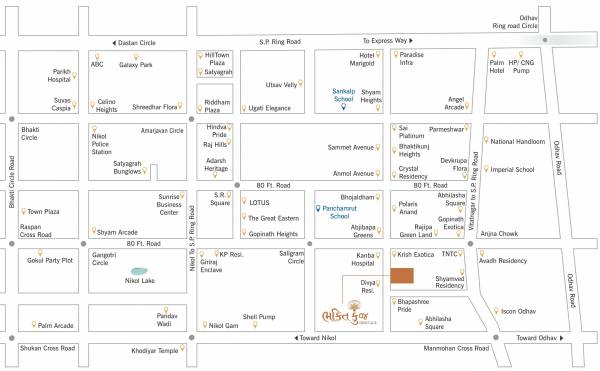  bhaktikunj-heritage Location Plan
