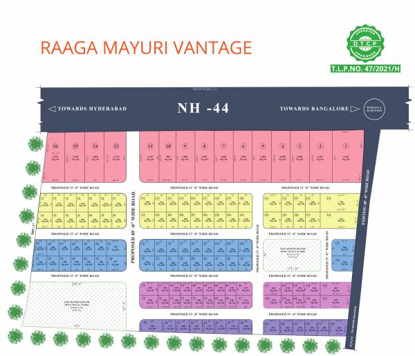  raaga-mayuri-vantage Layout Plan
