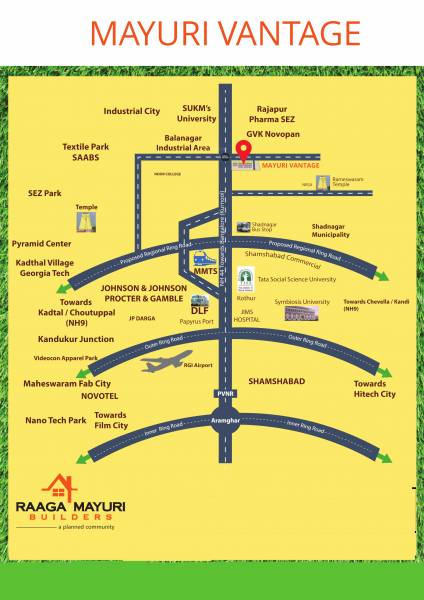  raaga-mayuri-vantage Location Plan