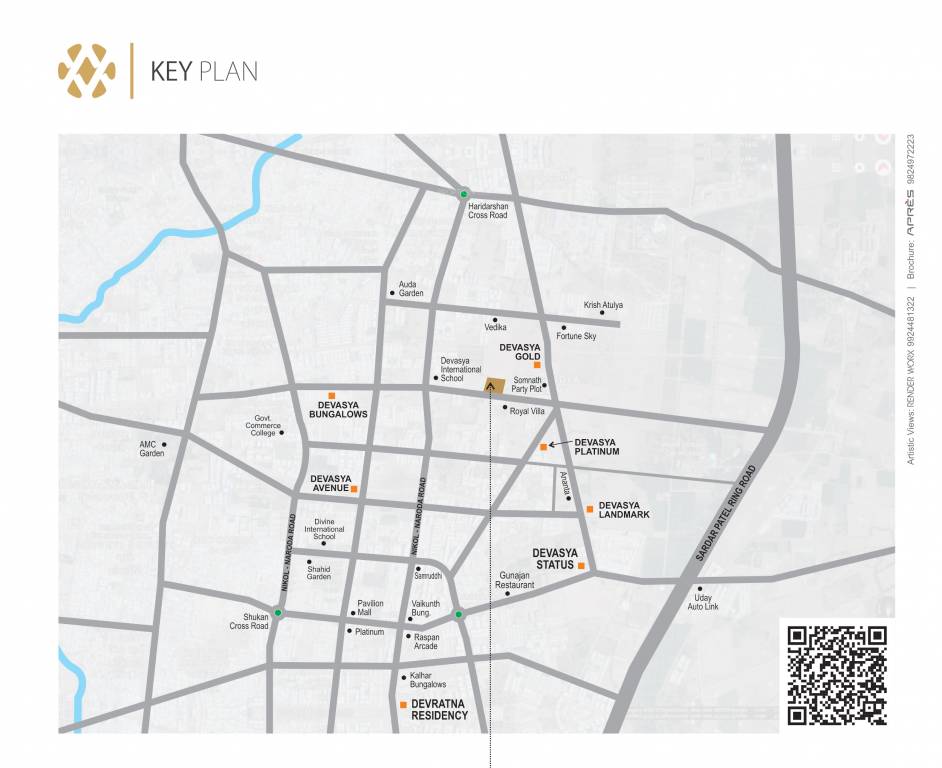  devasya gold plus Location Plan