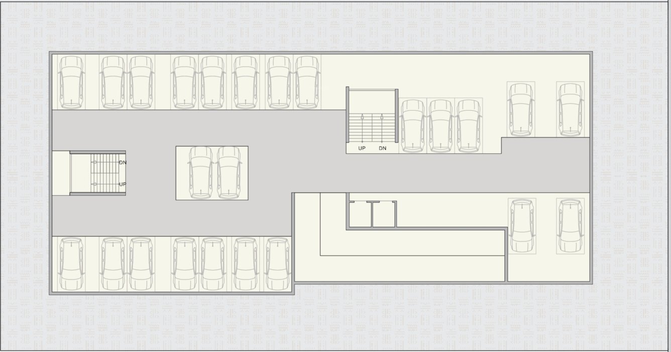  residency Block A and B Cluster Plan for Basement