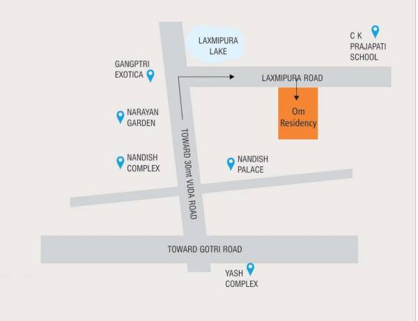  om-residency Location Plan