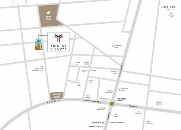  trident-elanzza Location Plan