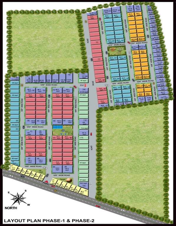  greens Layout Plan