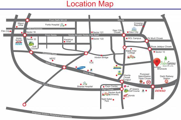  greens Location Plan