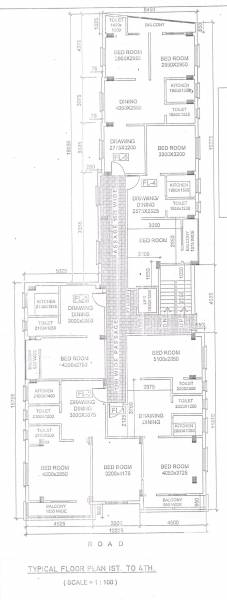  flora-a-and-b Block A Cluster Plan From 1st to 4th Floor
