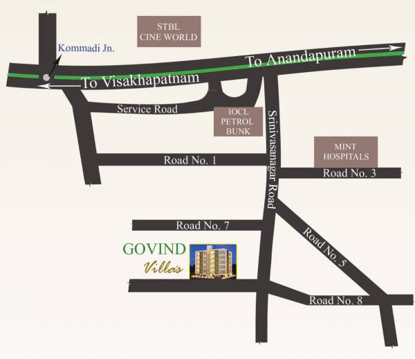  govind-villas Location Plan