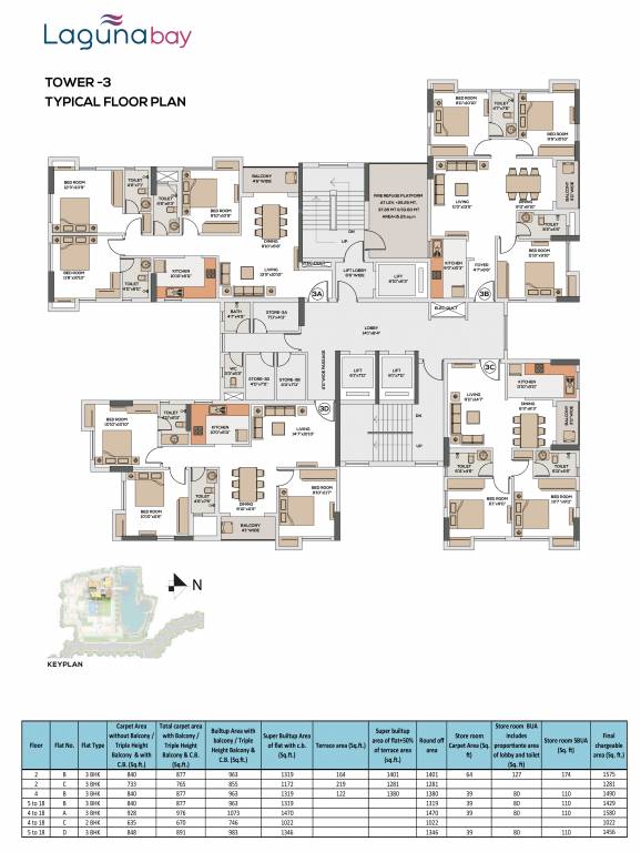 laguna bay Block 3 Cluster Plan