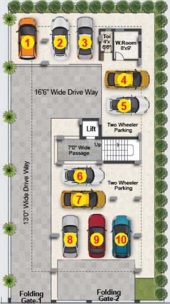  ayodhya Ayodhya Cluster Plan for ground Floor