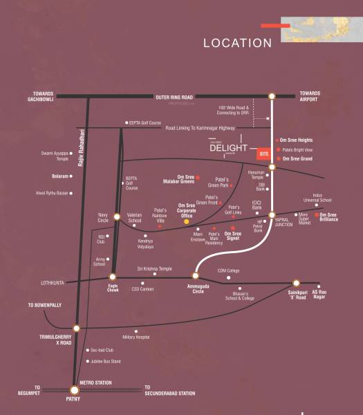  delight Location Plan