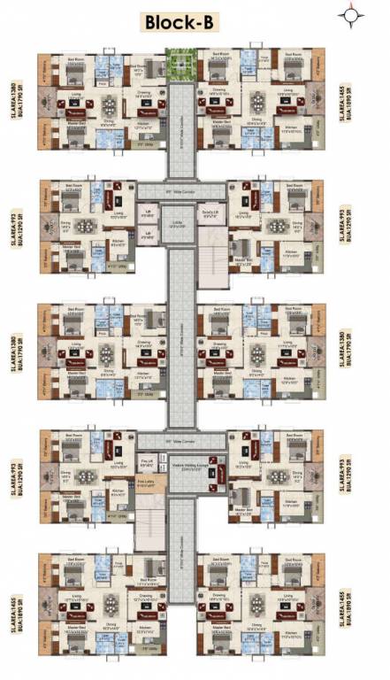  the elite Block B Cluster Plan