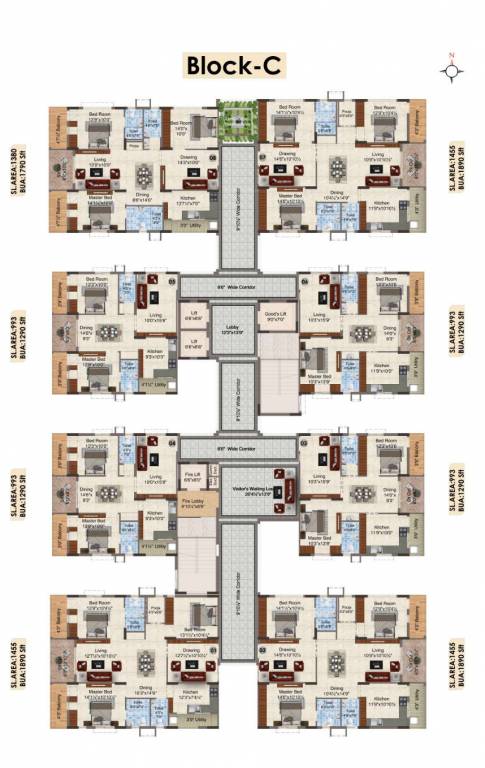  the elite Block C Cluster Plan