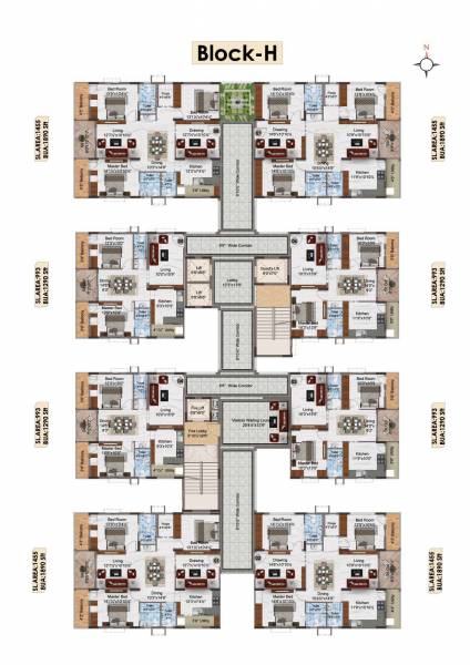  the-elite Block H Cluster Plan