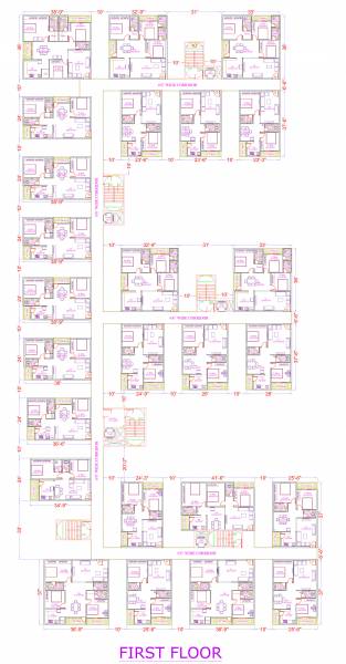  taranto Taranto Cluster Plan For 1st Floor