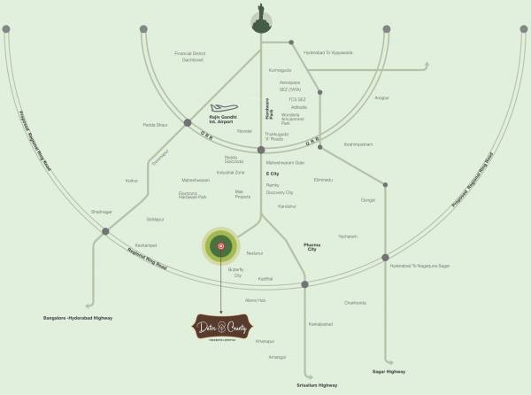  dates-county-phase-1 Location Plan