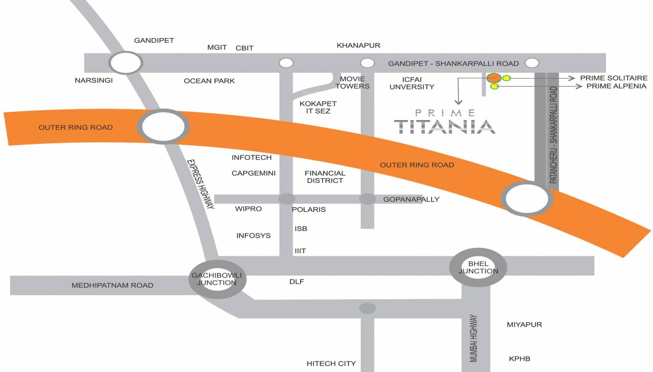  titania Location Plan
