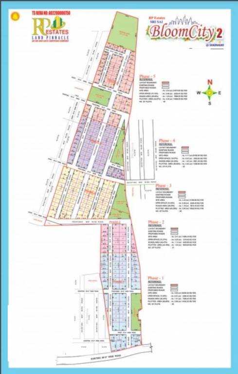  sri sai bloom city 2 ph ii Master Plan