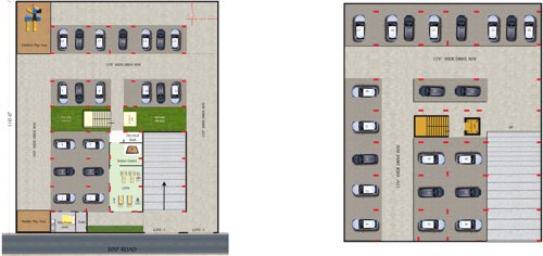  hill-side-residency Hill Side Residency Cluster Plan for ground Floor