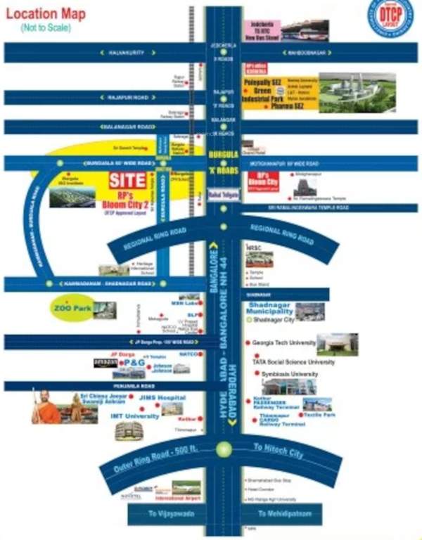  sri sai bloom city 2 ph 1 Location Plan