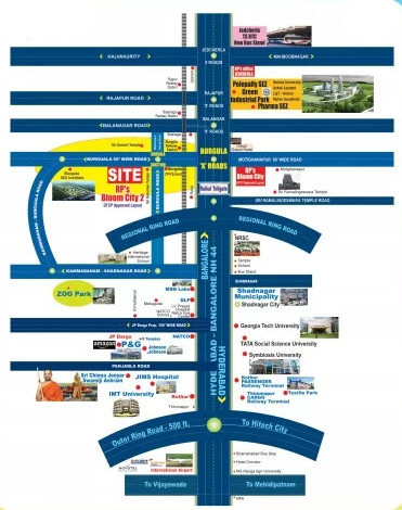  sri sai bloom city 2 ph iii Location Plan
