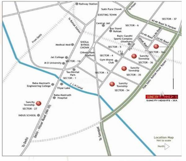 Location Plan suncity-heights Location Plan