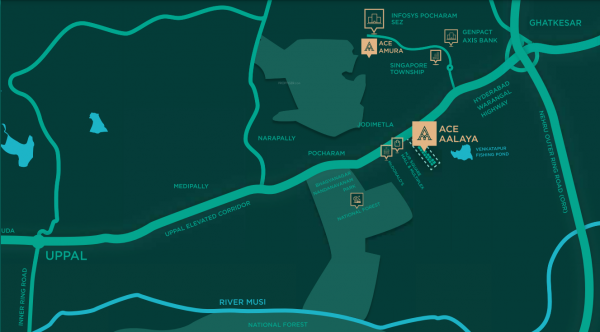  aalaya Location Plan