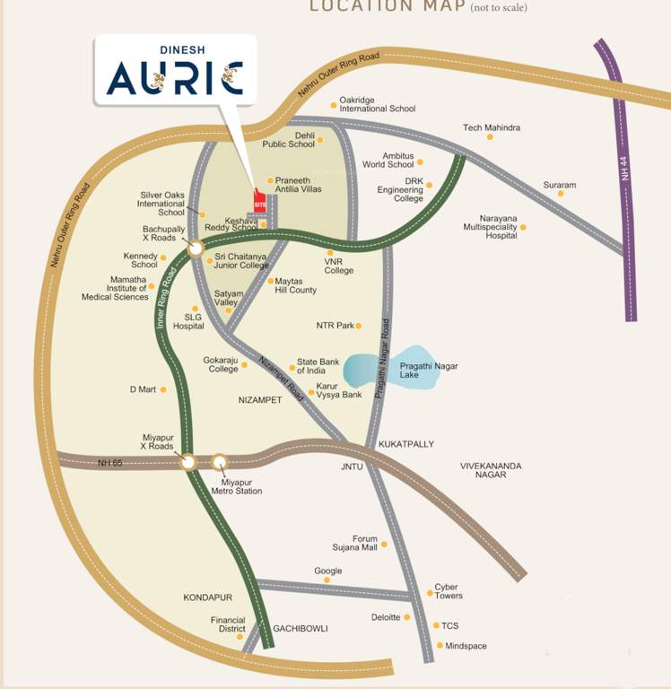  auric Location Plan